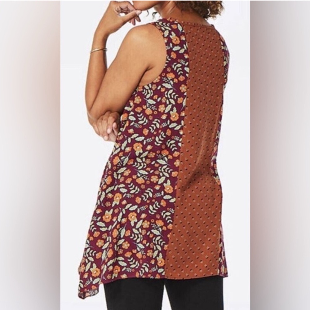 Matilda Jane Asymmetrical Sleeveless Tunic Teach Me Small - Picture 1 of 8